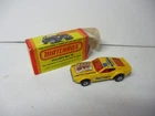 Matchbox Lesney Superfast SF60 Piston Popper- yellow with tampo, generic box