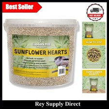 3.2kg Sunflower Hearts Bird Food – Attract Wild Birds to Your Garden -Round 7.48 per kilo