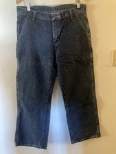 Wrangler Authentic Issue Boy s Blue Carpenter Painter Jeans Size 16 Husky