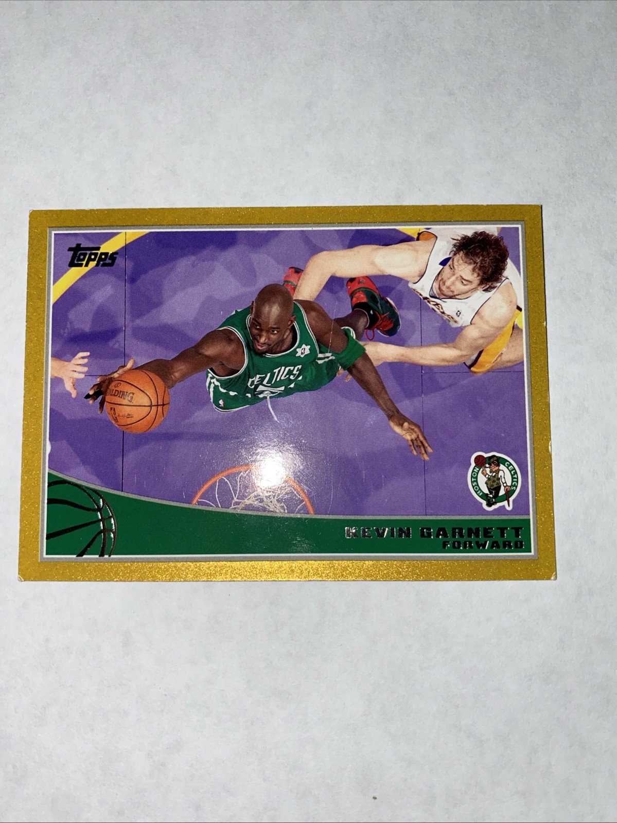 2009-10 Topps Gold #14 Kevin Garnett /2009 Boston Celtics HOF