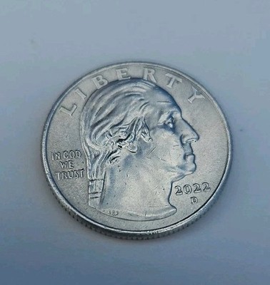 Rare 2022 D Anna May Wong Quarter.  Error ''IN COD WE TRUST ''H