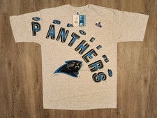 Vintage Carolina Panthers Starter Big Logo T shirt Size Large Made in USA New