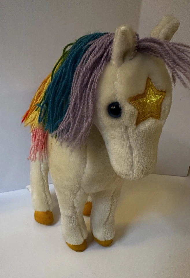 Vintage 1983 Rainbow Brite Starlite 11” Plush Pony Horse Toy Hallmark - Image 2 of 4