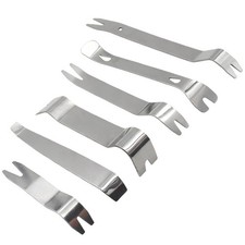 Metal Trim Removal Tool Set with 6pcs for Vehicle Door Panel and Audio Fix