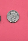 USA MERCURY DIME 1942 D  FINE NICE OLD ANTIQUE CIRCULATED PRE-WWII SILVER COIN