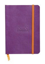 Rhodia Rhodiarama Soft Notebook - 72 Dots Sheets - 4 x 5 1/2 - Purple
