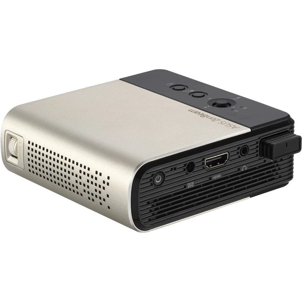 Asus ZenBeam E2 DLP Projector - 16:9 - Ceiling Mountable - Black, Gold - Image 2 of 4
