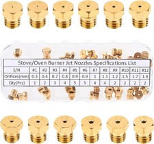 Range Stove Oven Orifice Conversion Kit Propane Lp Natural Gas Brass Jet...