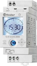 Finder 12.51 Digital Zeitschaltuhr Tages Wochenprogramm 16A 230V DIN-Schiene