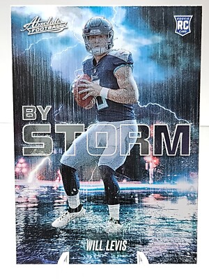 2023 Panini Absolute Football Will Levis  By Storm  Rookie Card #BST-14