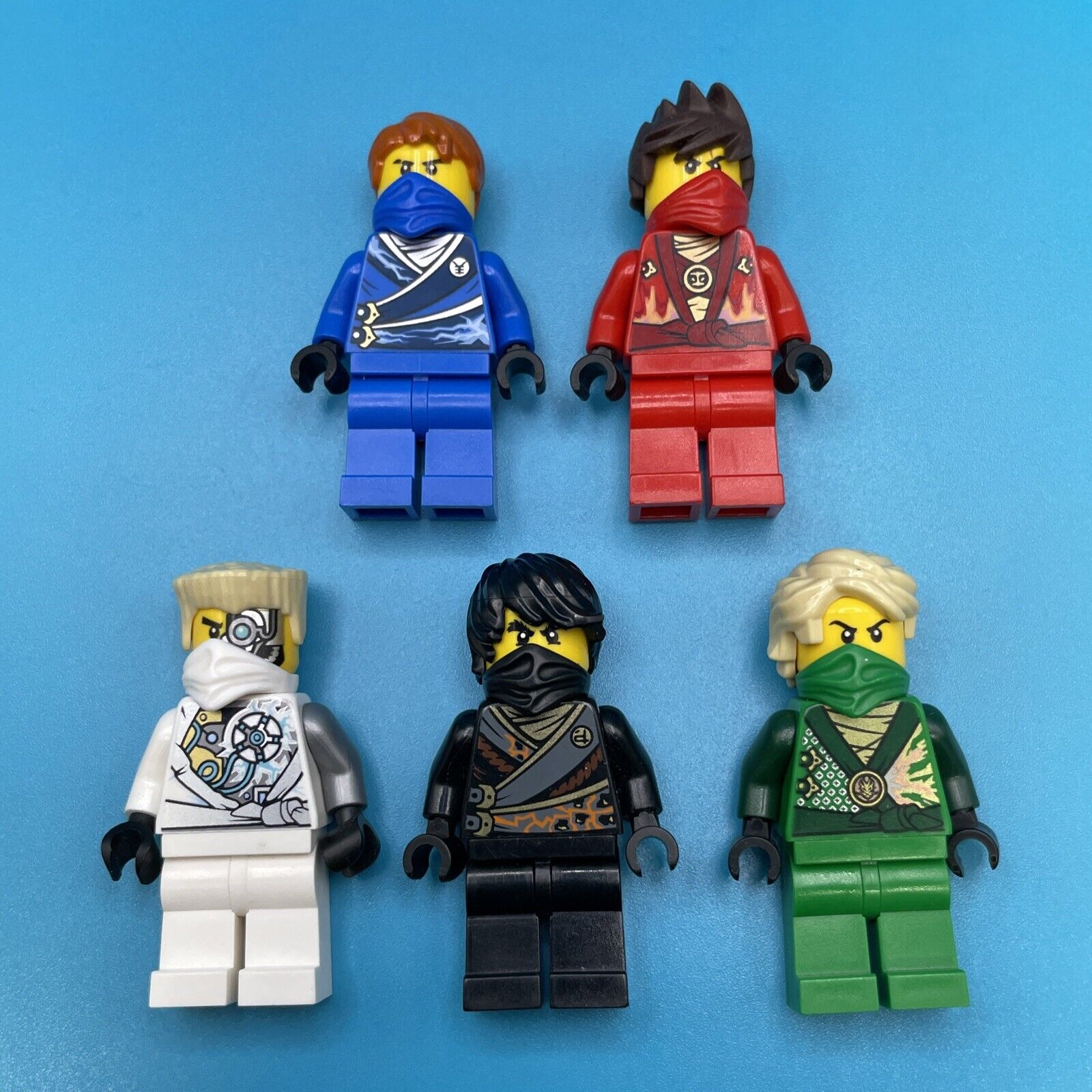 Buy LEGO NinjagoTM Ninja's set of 4 - Cole, Jay, Kai, Zane Techno Robe  minifigures (Each with Techno Blade) Online at desertcartINDIA