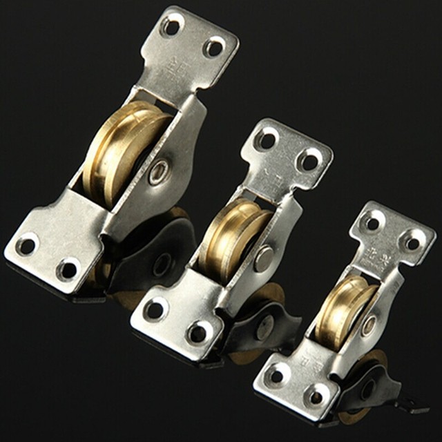 Window Pulley Sliding Door Windows Pulley Stainless Steel Frame Copper