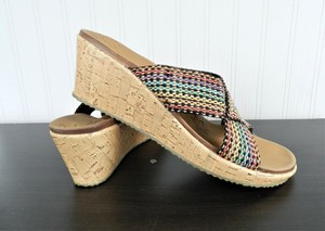 skechers cali women's beverlee delighted wedge sandal