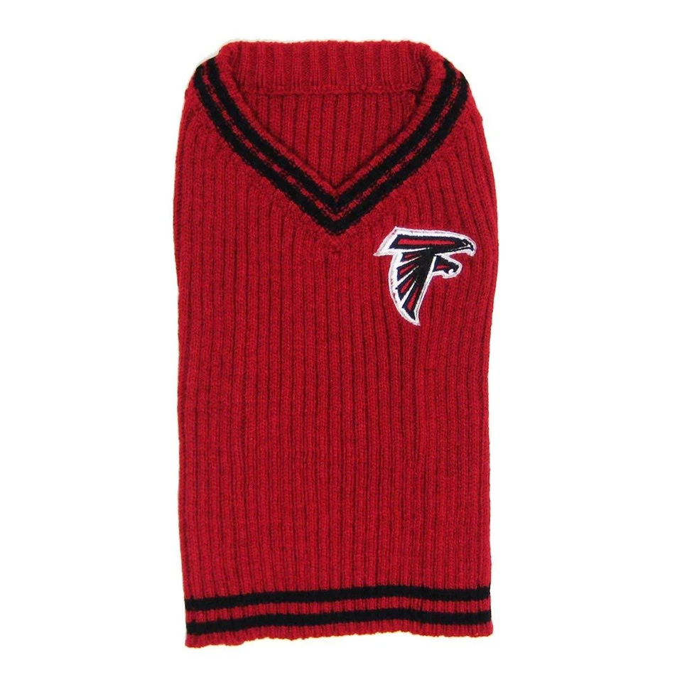 PETS FIRST ATLANTA FALCONS NFL Dog Pet V Shirt Sweater (all sizes)