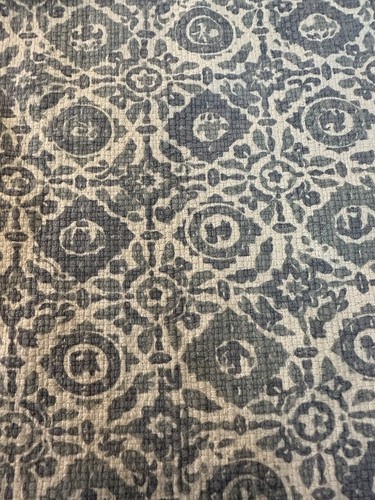 Pottery Barn Pillow Cover 20" x 20" Linen Blend Light Gray Blue Cream Reversible - Picture 2 of 8