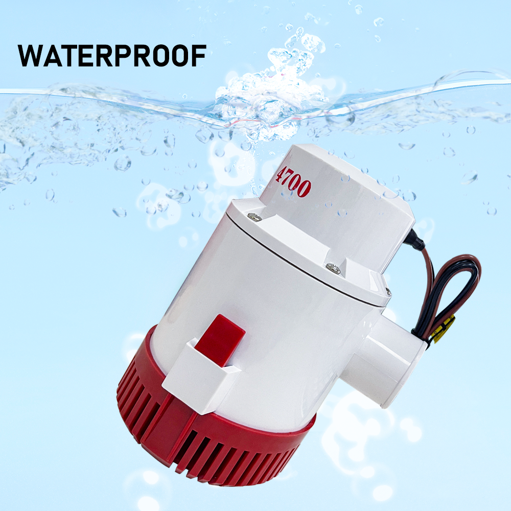 12V 4700 GPH Bilge Pump Boat Marine Yacht Submersible Water Pump eBay