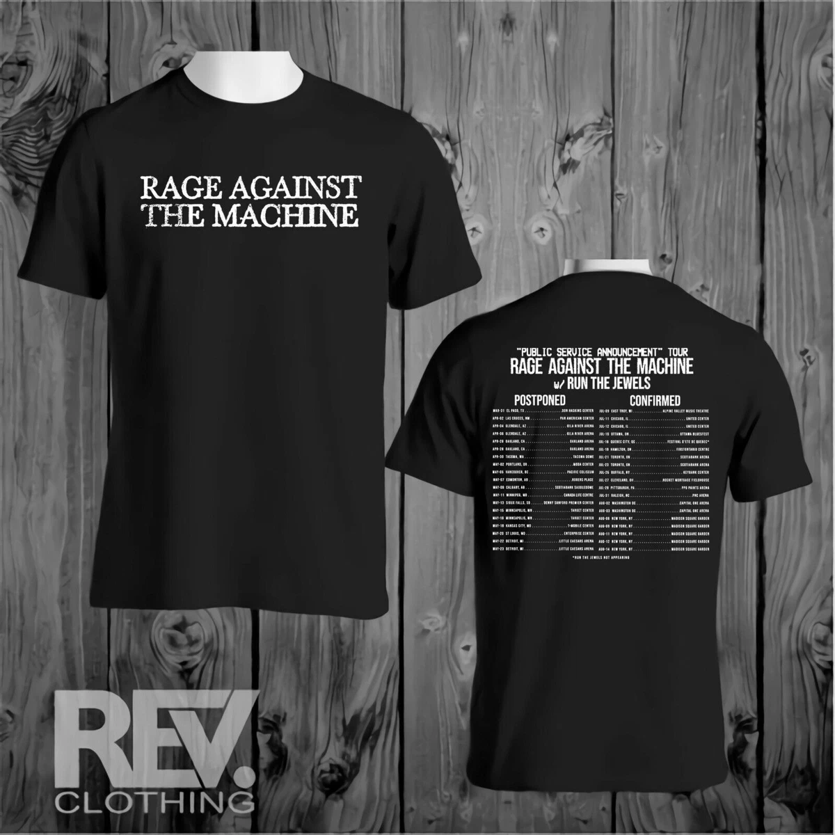 Rage Against The Machine - Tour 2022 T-Shirt | eBay