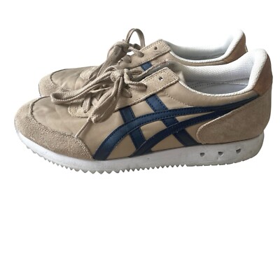 Onitsuka Tiger New York Mexico 66 Athletic Shoes  Mens Size 8 Tan Blue ASICS