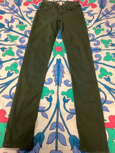 Alice + Olivia Denim Olive Green Tall 