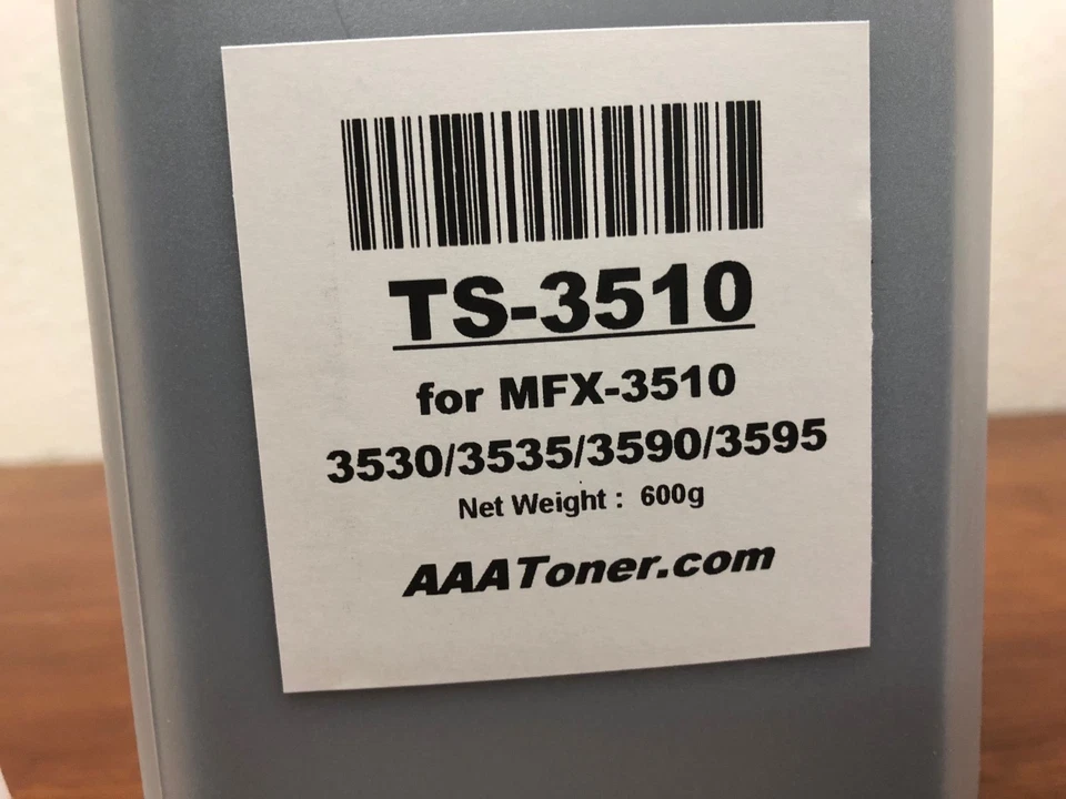 (10 x 600g) TS-3510 Refill Toner Compatible with Muratec MFX-3535 3590 - NO Chip - Image 2 of 3