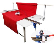 Fabric Cloth Cutter w/86.6(220cm) Rack and Di...