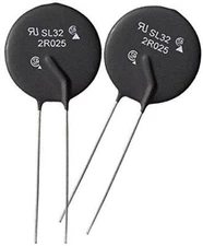 Ametherm SL32 2R025 (Pack of 2) Aqua-Rite Thermistor, ICL 2 OHM 20% 25A 30MM