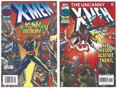 Uncanny X-Men (1963 Marvel) #333, X-Men (1991) #52 1st Cameo Full App of Bastion