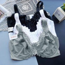 Push Up Bra Comfort Minimizer Bralette Underwire Women's Non Padded 32-52 BDFGHI