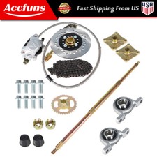For Go Kart Rear Live Axle Kit, Brake Assembly,Sprocket  Hub,Hub Drift Trike