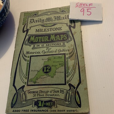 DAILY MAIL MILESTONE MOTOR MAPS IN 12 SECTIONS No 12, Devonshire