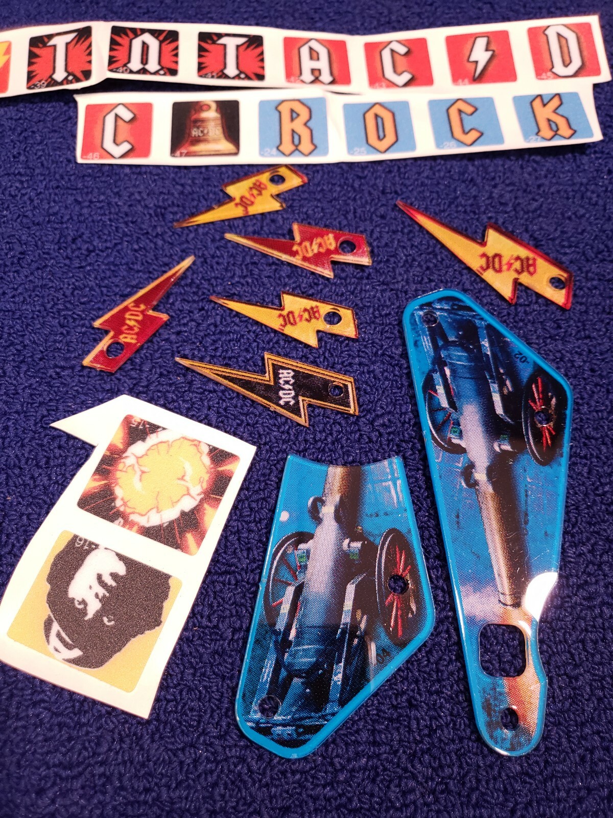 Stern Pinball Machine AC DC bumper, plastics, stickers, new original ...