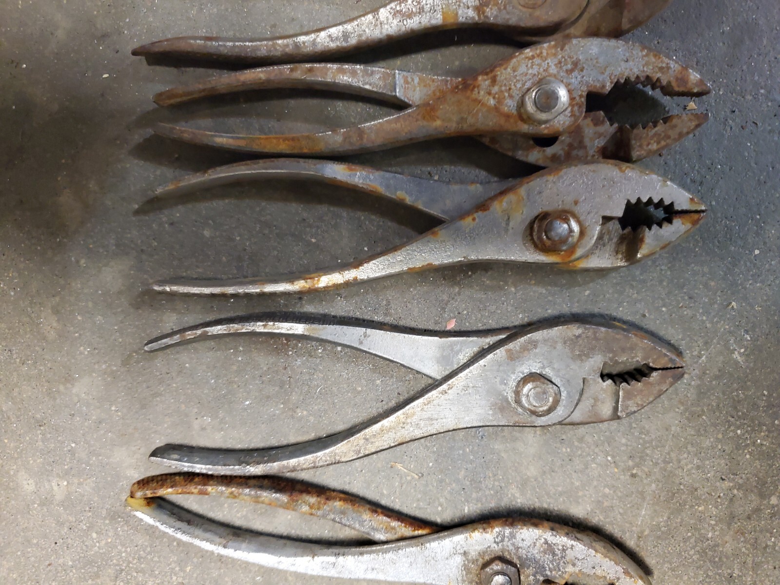 Large Cee Tee Pliers Lot Set Slip Joint Wire Cutting eBay