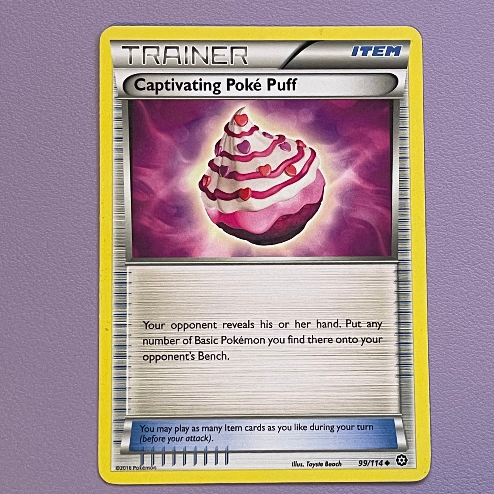 Pokemon TCG Captivating Poke Puff 99/114 Regular