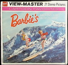 Barbie's Around The World Trip Mattel 3d View-Master 3 Reel Packet