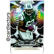 2015 Topps Finest Football LEONARD WILLIAMS #148 RC Hot Box Black Refractor JETS