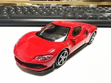 Bburago 1:43 Ferrari 296GTB Metal Model Car New in Box