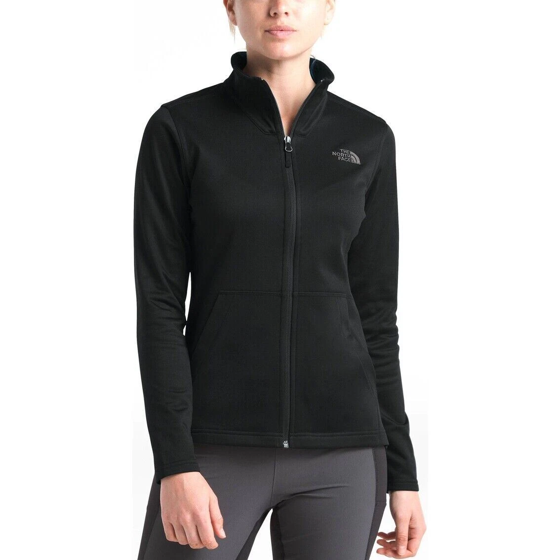The North Face Jacket Tech Mezzaluna Full Zip Lightweight Fleece Coat XS M 2XL