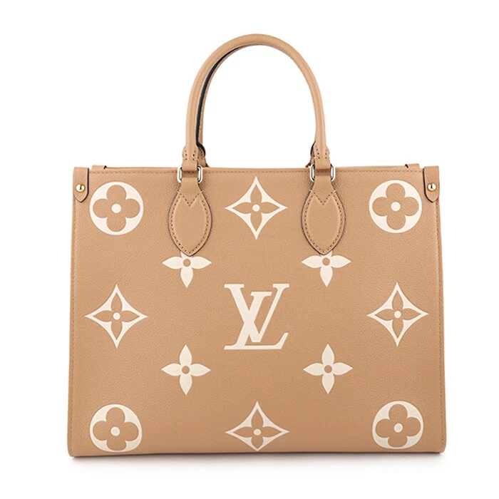 Louis Vuitton Onthego MM Tote Bag M45982 Arizona Beige Hand