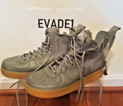 Nike Unisex AF1 Green Grey Urban Utility FTWR Goddess Of Victory NEW READ! 7.5