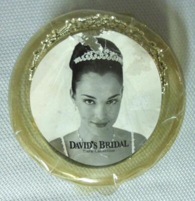 David\'s Bridal Crystal Diamond/Amythyst Tiara in Box David main image 3