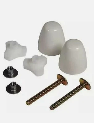 American Standard 7381251-200.0200A Ez-Install Bolt Cap Kit, white New sealed