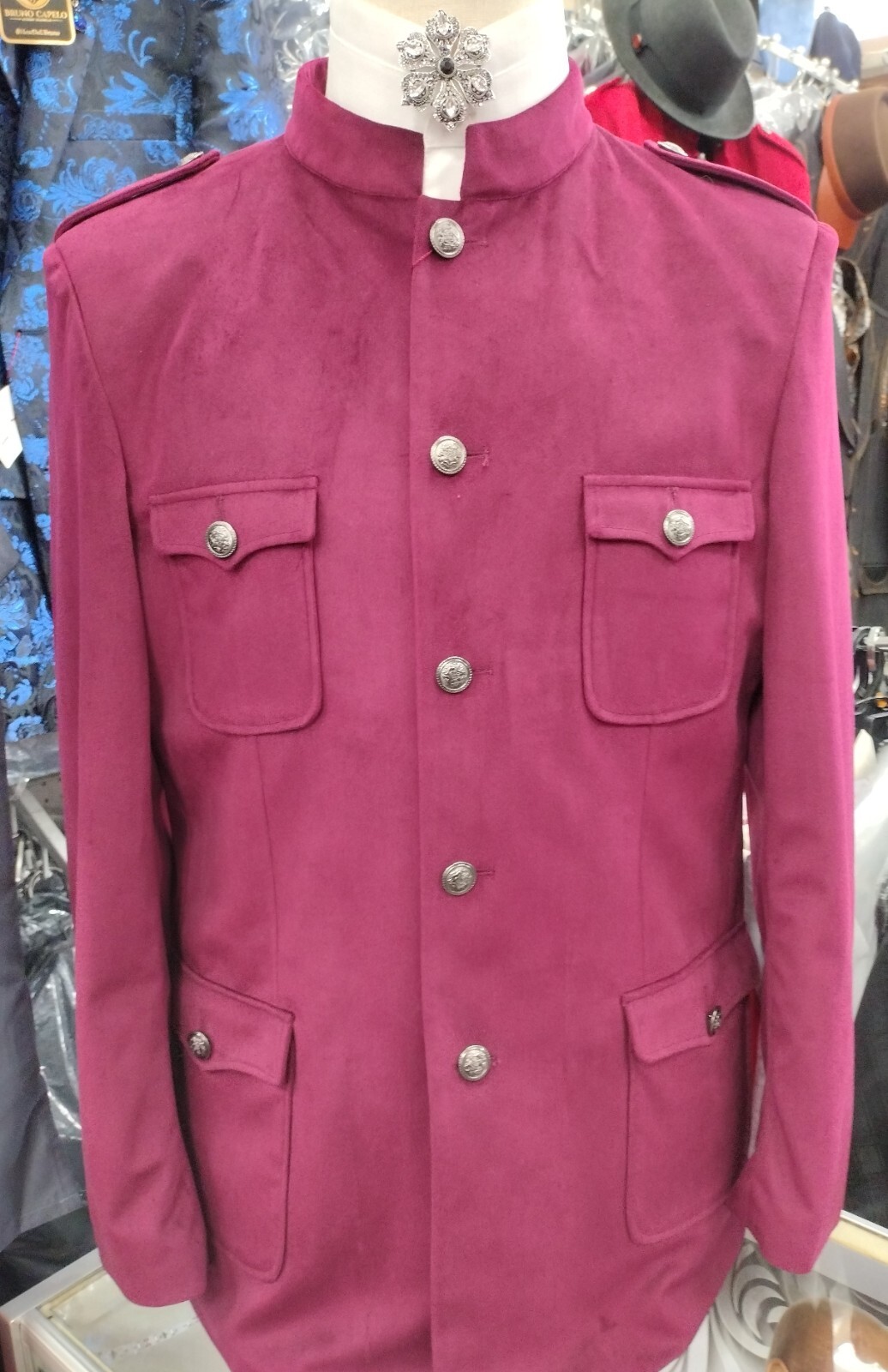Mens Sangi Collarless Nehru Cadet 