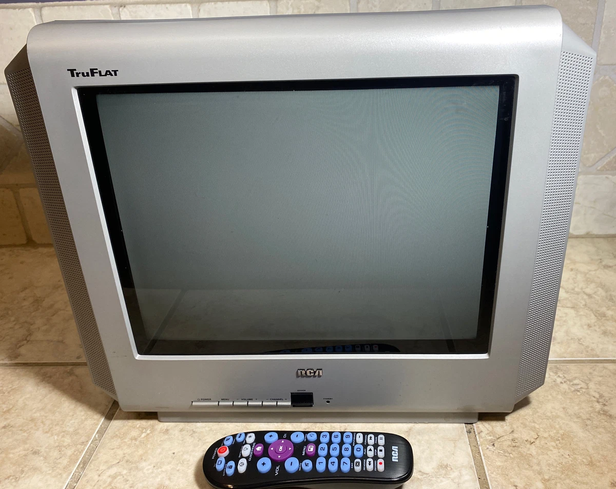 RCA 20” TRUFLAT SDTV Retro Gaming CRT TV Model 20F424T, 58 OFF