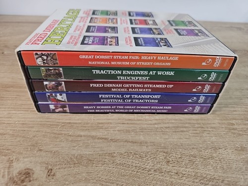Fred Dibnah Heritage 5 Disc 10 Programmes DVD Box Set Fast Dispatch - Picture 4 of 5