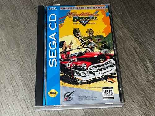 Cadillacs and Dinosaurs Second Cataclysm Sega CD Complete EX+ Shape Authentic