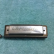 Vintage KOCH Germany CHROMATIC Harmonica w/Octave Slide-Plays Well-NR