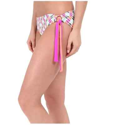 Next  Go with the Flow Tubular Tunnel Bikini Bottom Berry Size S
