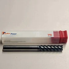 YG-1 TitaNox- 5 Flute Carbide Square End Mills 3/8" LONG. Part#UGMH12S914 (1PC)