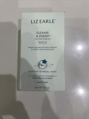 Liz Earle Cleanse & Polish Starter Kit - 50 Ml Reinigungscreme Mit Musselintuch Und Tasche