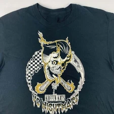 New Trend The Koffin Kats Band Black 100% Cotton Full Size Shirt KK1020